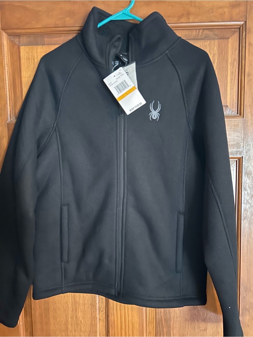 Spyder Men’s Black Full-Zip Performance Jacket Small